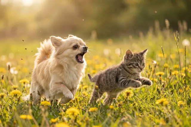 animals dogs kittens 1920x1080 wallpaper Art HD Wallpaper